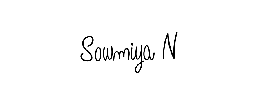 You should practise on your own different ways (Angelique-Rose-font-FFP) to write your name (Sowmiya N) in signature. don't let someone else do it for you. Sowmiya N signature style 5 images and pictures png
