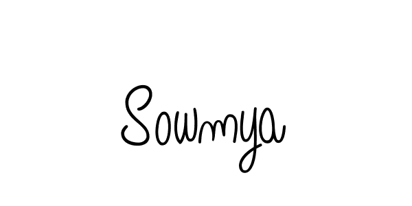 You should practise on your own different ways (Angelique-Rose-font-FFP) to write your name (Sowmya) in signature. don't let someone else do it for you. Sowmya signature style 5 images and pictures png