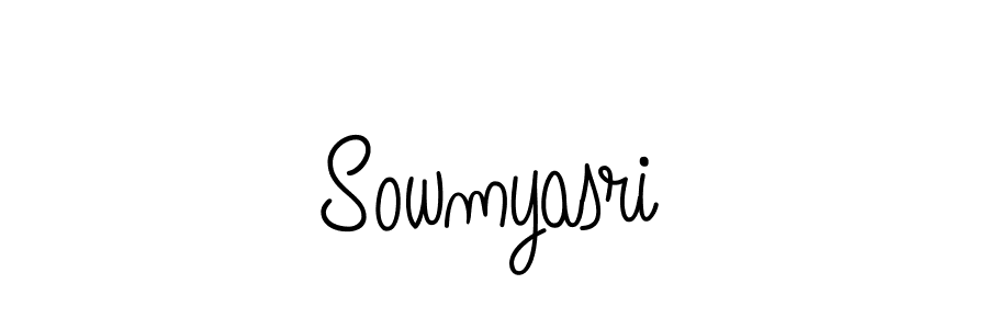 Design your own signature with our free online signature maker. With this signature software, you can create a handwritten (Angelique-Rose-font-FFP) signature for name Sowmyasri. Sowmyasri signature style 5 images and pictures png