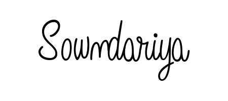 How to make Sowndariya name signature. Use Angelique-Rose-font-FFP style for creating short signs online. This is the latest handwritten sign. Sowndariya signature style 5 images and pictures png
