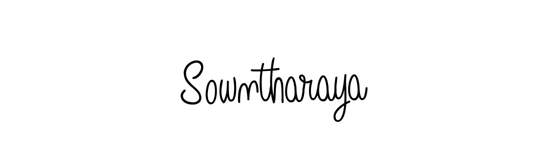 Use a signature maker to create a handwritten signature online. With this signature software, you can design (Angelique-Rose-font-FFP) your own signature for name Sowntharaya. Sowntharaya signature style 5 images and pictures png