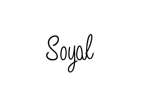 The best way (Angelique-Rose-font-FFP) to make a short signature is to pick only two or three words in your name. The name Soyal include a total of six letters. For converting this name. Soyal signature style 5 images and pictures png