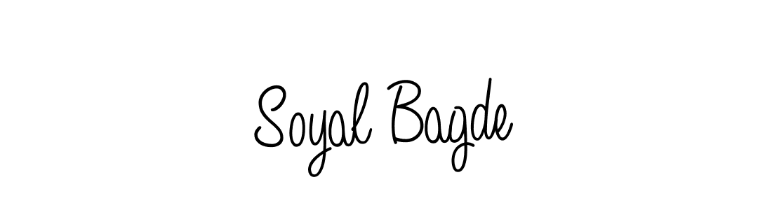 Similarly Angelique-Rose-font-FFP is the best handwritten signature design. Signature creator online .You can use it as an online autograph creator for name Soyal Bagde. Soyal Bagde signature style 5 images and pictures png