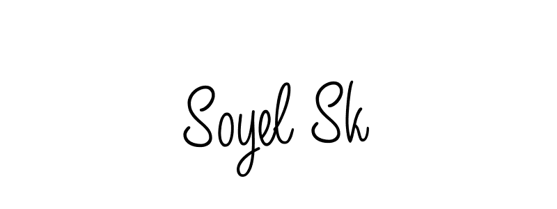 The best way (Angelique-Rose-font-FFP) to make a short signature is to pick only two or three words in your name. The name Soyel Sk include a total of six letters. For converting this name. Soyel Sk signature style 5 images and pictures png