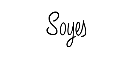 Transform the name Soyes into a signature masterpiece using Angelique-Rose-font-FFP font. Ideal for photographers, artists, and creators looking for watermarks. Soyes signature style 5 images and pictures png