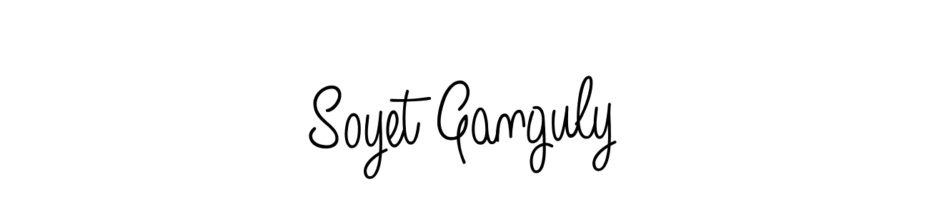 How to make Soyet Ganguly name signature. Use Angelique-Rose-font-FFP style for creating short signs online. This is the latest handwritten sign. Soyet Ganguly signature style 5 images and pictures png