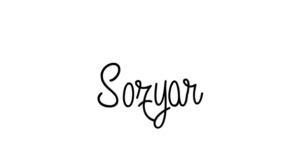 Create a beautiful signature design for name Sozyar. With this signature (Angelique-Rose-font-FFP) fonts, you can make a handwritten signature for free. Sozyar signature style 5 images and pictures png