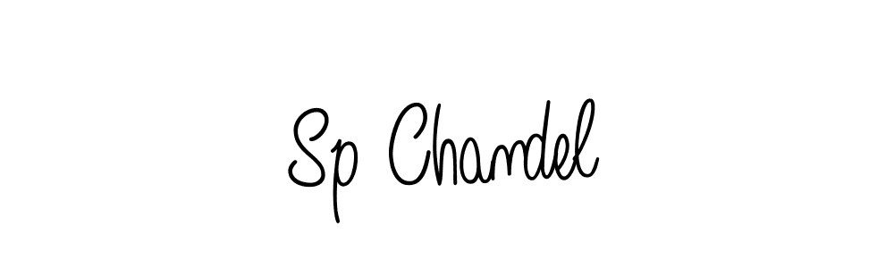 You should practise on your own different ways (Angelique-Rose-font-FFP) to write your name (Sp Chandel) in signature. don't let someone else do it for you. Sp Chandel signature style 5 images and pictures png