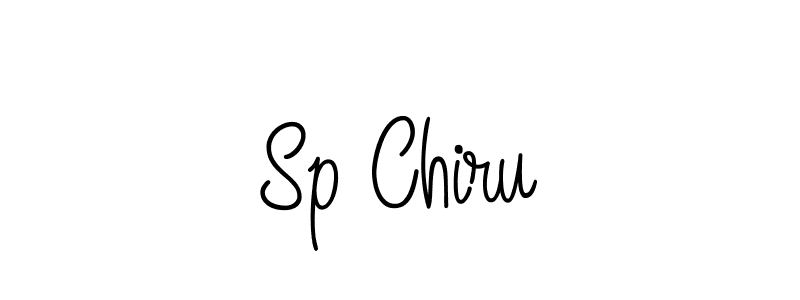 The best way (Angelique-Rose-font-FFP) to make a short signature is to pick only two or three words in your name. The name Sp Chiru include a total of six letters. For converting this name. Sp Chiru signature style 5 images and pictures png