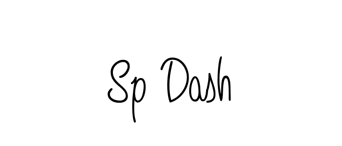 How to make Sp Dash signature? Angelique-Rose-font-FFP is a professional autograph style. Create handwritten signature for Sp Dash name. Sp Dash signature style 5 images and pictures png