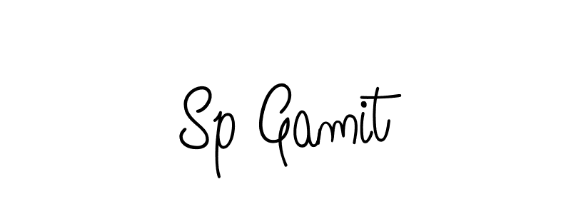 Create a beautiful signature design for name Sp Gamit. With this signature (Angelique-Rose-font-FFP) fonts, you can make a handwritten signature for free. Sp Gamit signature style 5 images and pictures png