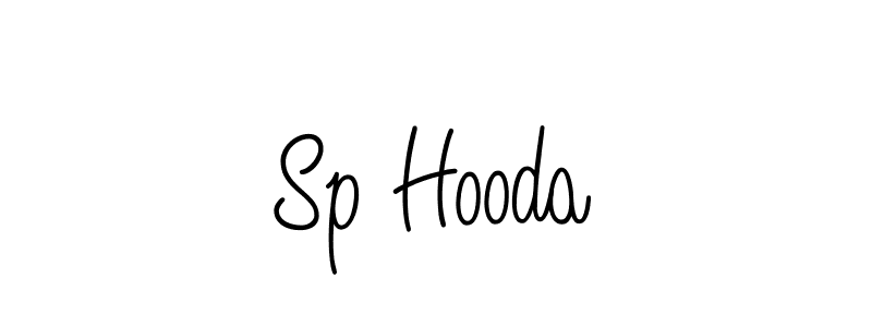 You should practise on your own different ways (Angelique-Rose-font-FFP) to write your name (Sp Hooda) in signature. don't let someone else do it for you. Sp Hooda signature style 5 images and pictures png