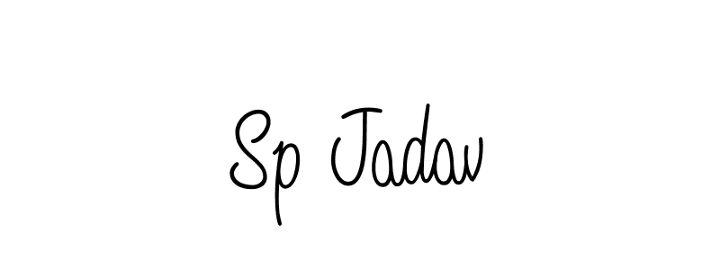 Create a beautiful signature design for name Sp Jadav. With this signature (Angelique-Rose-font-FFP) fonts, you can make a handwritten signature for free. Sp Jadav signature style 5 images and pictures png