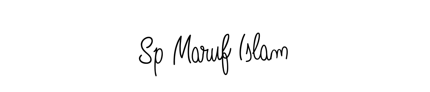 if you are searching for the best signature style for your name Sp Maruf Islam. so please give up your signature search. here we have designed multiple signature styles  using Angelique-Rose-font-FFP. Sp Maruf Islam signature style 5 images and pictures png