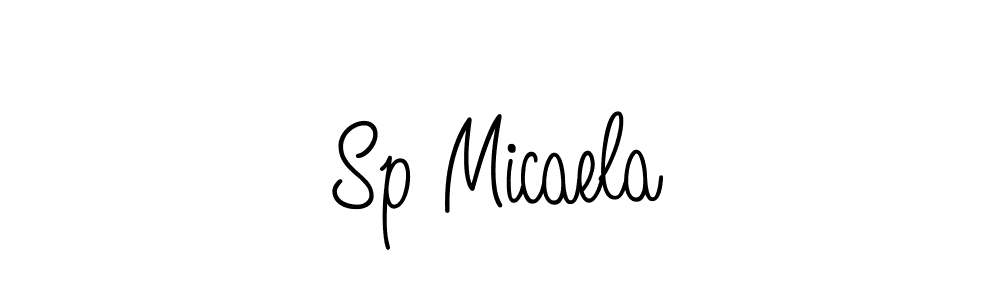 Angelique-Rose-font-FFP is a professional signature style that is perfect for those who want to add a touch of class to their signature. It is also a great choice for those who want to make their signature more unique. Get Sp Micaela name to fancy signature for free. Sp Micaela signature style 5 images and pictures png