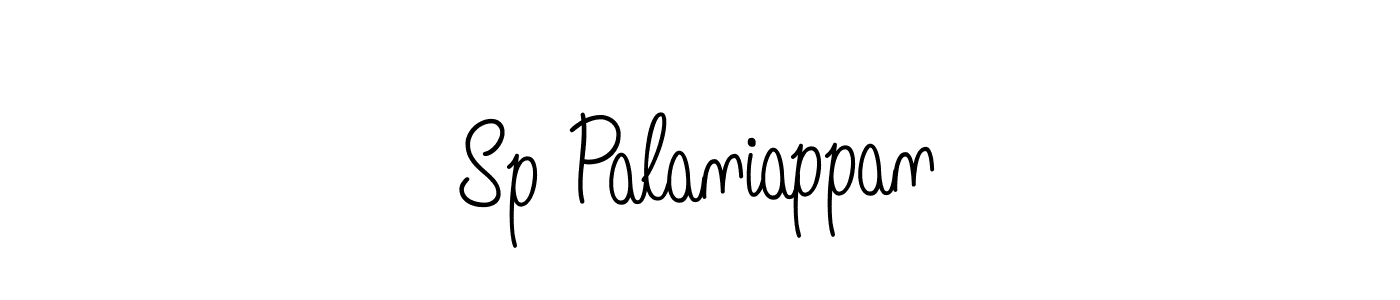 Make a beautiful signature design for name Sp Palaniappan. With this signature (Angelique-Rose-font-FFP) style, you can create a handwritten signature for free. Sp Palaniappan signature style 5 images and pictures png