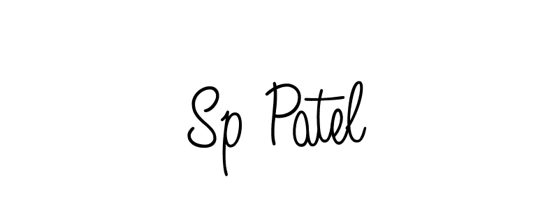 The best way (Angelique-Rose-font-FFP) to make a short signature is to pick only two or three words in your name. The name Sp Patel include a total of six letters. For converting this name. Sp Patel signature style 5 images and pictures png
