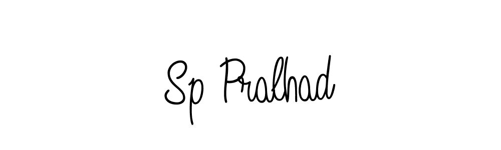 How to make Sp Pralhad name signature. Use Angelique-Rose-font-FFP style for creating short signs online. This is the latest handwritten sign. Sp Pralhad signature style 5 images and pictures png