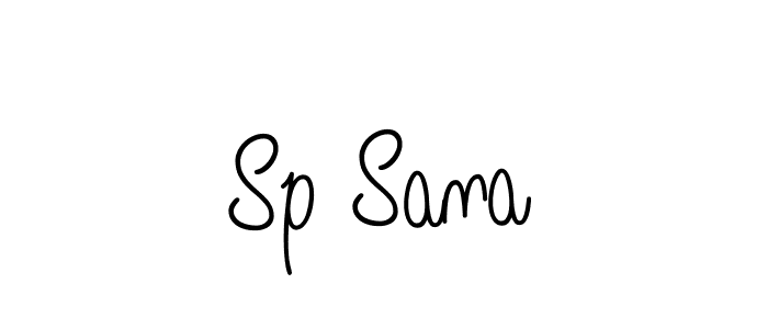 How to make Sp Sana signature? Angelique-Rose-font-FFP is a professional autograph style. Create handwritten signature for Sp Sana name. Sp Sana signature style 5 images and pictures png
