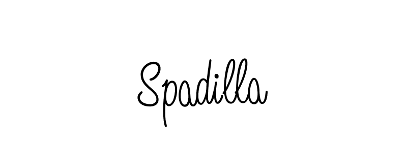 Design your own signature with our free online signature maker. With this signature software, you can create a handwritten (Angelique-Rose-font-FFP) signature for name Spadilla. Spadilla signature style 5 images and pictures png