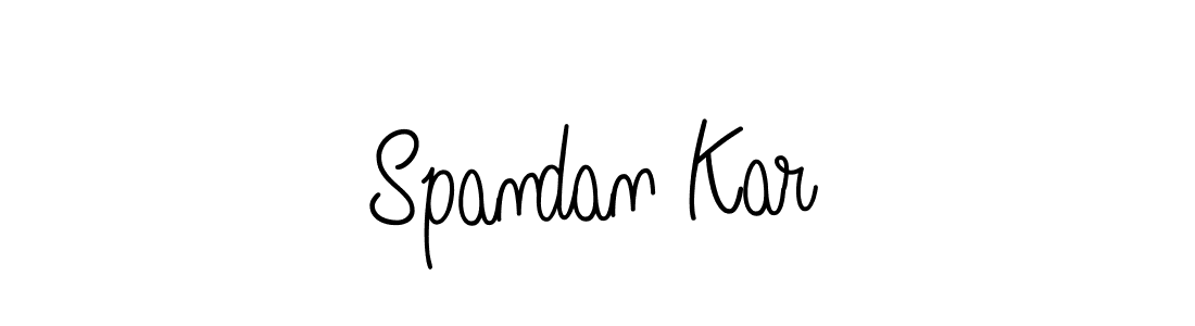 How to make Spandan Kar signature? Angelique-Rose-font-FFP is a professional autograph style. Create handwritten signature for Spandan Kar name. Spandan Kar signature style 5 images and pictures png