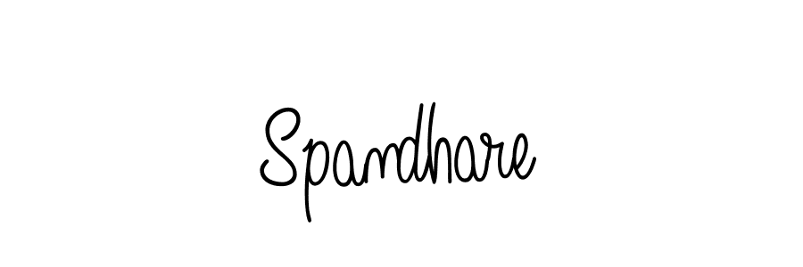 You should practise on your own different ways (Angelique-Rose-font-FFP) to write your name (Spandhare) in signature. don't let someone else do it for you. Spandhare signature style 5 images and pictures png