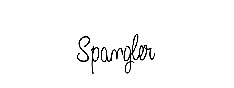 How to make Spangler signature? Angelique-Rose-font-FFP is a professional autograph style. Create handwritten signature for Spangler name. Spangler signature style 5 images and pictures png