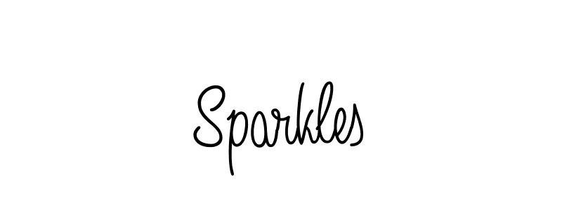 How to make Sparkles name signature. Use Angelique-Rose-font-FFP style for creating short signs online. This is the latest handwritten sign. Sparkles signature style 5 images and pictures png