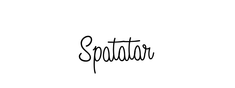 Design your own signature with our free online signature maker. With this signature software, you can create a handwritten (Angelique-Rose-font-FFP) signature for name Spatatar. Spatatar signature style 5 images and pictures png