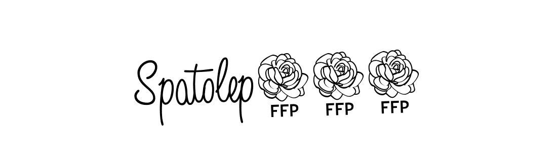 Also You can easily find your signature by using the search form. We will create Spatolep101 name handwritten signature images for you free of cost using Angelique-Rose-font-FFP sign style. Spatolep101 signature style 5 images and pictures png