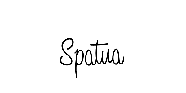 How to Draw Spatua signature style? Angelique-Rose-font-FFP is a latest design signature styles for name Spatua. Spatua signature style 5 images and pictures png