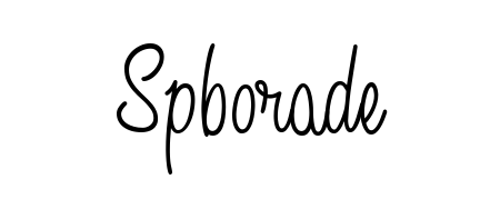 Looking for an artistic signature for Spborade? The Angelique-Rose-font-FFP calligraphy style gives a sophisticated flow suitable for business cards and emails. Spborade signature style 5 images and pictures png