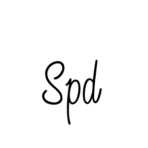 Design your own signature with our free online signature maker. With this signature software, you can create a handwritten (Angelique-Rose-font-FFP) signature for name Spd. Spd signature style 5 images and pictures png