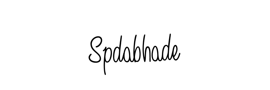 Create a beautiful signature design for name Spdabhade. With this signature (Angelique-Rose-font-FFP) fonts, you can make a handwritten signature for free. Spdabhade signature style 5 images and pictures png