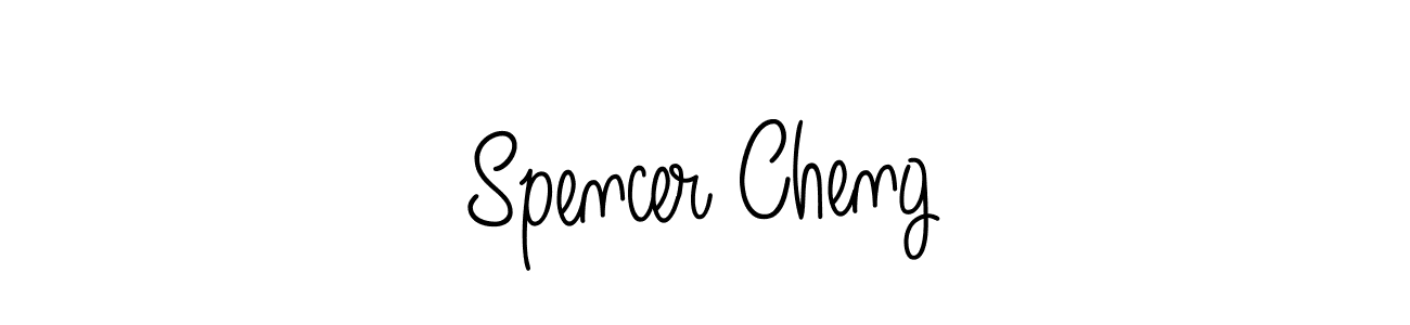 How to make Spencer Cheng signature? Angelique-Rose-font-FFP is a professional autograph style. Create handwritten signature for Spencer Cheng name. Spencer Cheng signature style 5 images and pictures png
