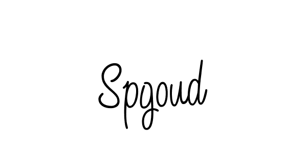 How to make Spgoud signature? Angelique-Rose-font-FFP is a professional autograph style. Create handwritten signature for Spgoud name. Spgoud signature style 5 images and pictures png