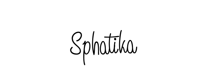 How to make Sphatika signature? Angelique-Rose-font-FFP is a professional autograph style. Create handwritten signature for Sphatika name. Sphatika signature style 5 images and pictures png
