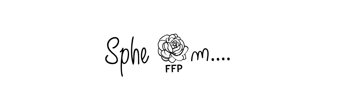 How to make Sphe 1m.... signature? Angelique-Rose-font-FFP is a professional autograph style. Create handwritten signature for Sphe 1m.... name. Sphe 1m.... signature style 5 images and pictures png