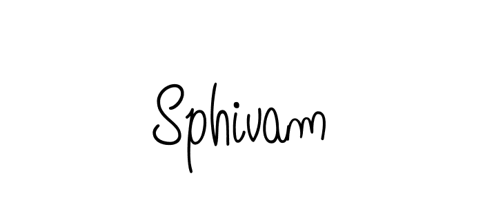 Use a signature maker to create a handwritten signature online. With this signature software, you can design (Angelique-Rose-font-FFP) your own signature for name Sphivam. Sphivam signature style 5 images and pictures png