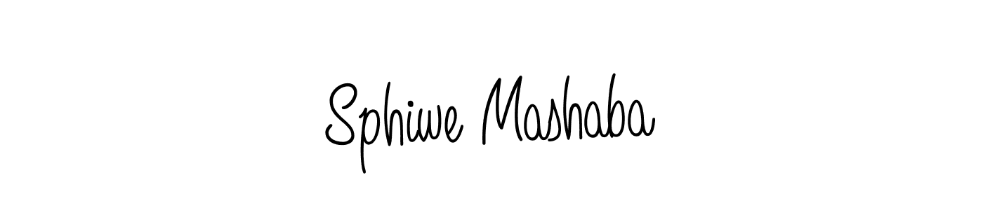 How to make Sphiwe Mashaba signature? Angelique-Rose-font-FFP is a professional autograph style. Create handwritten signature for Sphiwe Mashaba name. Sphiwe Mashaba signature style 5 images and pictures png