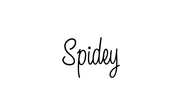 Use a signature maker to create a handwritten signature online. With this signature software, you can design (Angelique-Rose-font-FFP) your own signature for name Spidey. Spidey signature style 5 images and pictures png