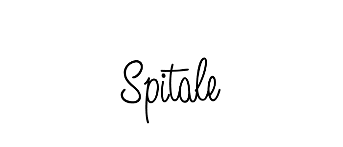 Make a beautiful signature design for name Spitale. With this signature (Angelique-Rose-font-FFP) style, you can create a handwritten signature for free. Spitale signature style 5 images and pictures png