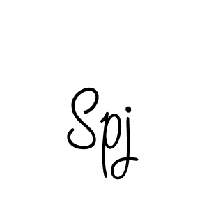 You should practise on your own different ways (Angelique-Rose-font-FFP) to write your name (Spj) in signature. don't let someone else do it for you. Spj signature style 5 images and pictures png