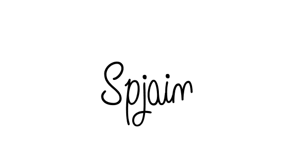 The best way (Angelique-Rose-font-FFP) to make a short signature is to pick only two or three words in your name. The name Spjain include a total of six letters. For converting this name. Spjain signature style 5 images and pictures png