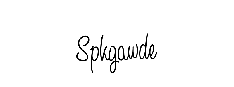How to make Spkgawde signature? Angelique-Rose-font-FFP is a professional autograph style. Create handwritten signature for Spkgawde name. Spkgawde signature style 5 images and pictures png