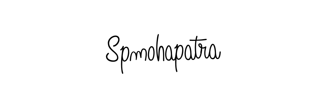 The best way (Angelique-Rose-font-FFP) to make a short signature is to pick only two or three words in your name. The name Spmohapatra include a total of six letters. For converting this name. Spmohapatra signature style 5 images and pictures png