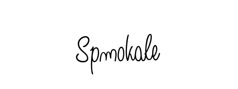How to make Spmokale signature? Angelique-Rose-font-FFP is a professional autograph style. Create handwritten signature for Spmokale name. Spmokale signature style 5 images and pictures png