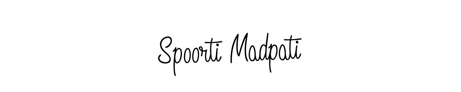 You can use this online signature creator to create a handwritten signature for the name Spoorti Madpati. This is the best online autograph maker. Spoorti Madpati signature style 5 images and pictures png
