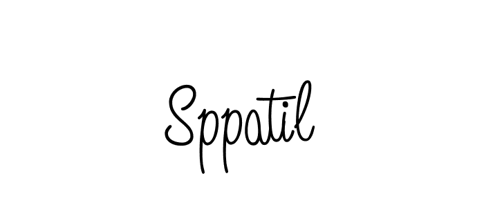 How to make Sppatil name signature. Use Angelique-Rose-font-FFP style for creating short signs online. This is the latest handwritten sign. Sppatil signature style 5 images and pictures png