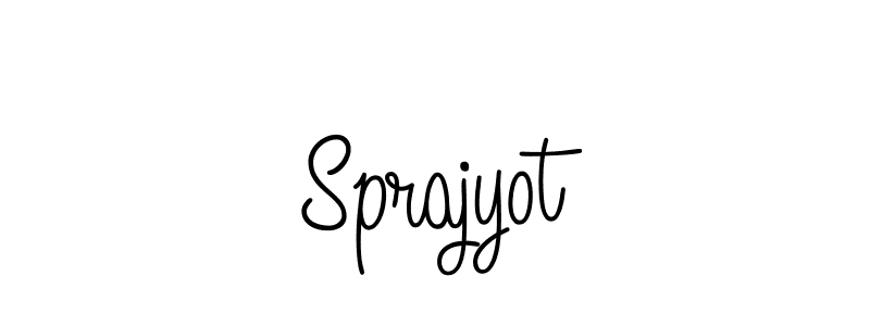 Angelique-Rose-font-FFP is a professional signature style that is perfect for those who want to add a touch of class to their signature. It is also a great choice for those who want to make their signature more unique. Get Sprajyot name to fancy signature for free. Sprajyot signature style 5 images and pictures png